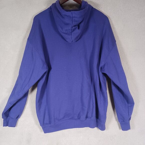 LSU TIGERS Adult L Zip-up Jacket Purple Gold Spellout Hooded Sweatshirt AS Sport - Picture 2 of 5